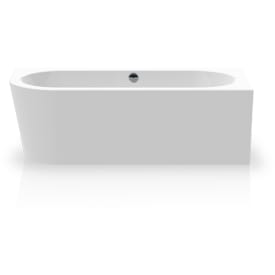 Strømberg Lago hjørne badekar, højre, 1650 x 750 mm