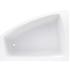 Strømberg Nordum hjørne badekar med carronite, højre