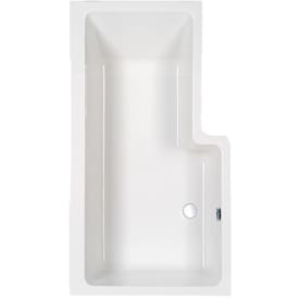 Strømberg Quantum brusebadekar, venstre, 1600 x 700 x 850 mm