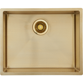 Lavabo Kubus 500 Soft diskbänk, 54x44 cm, mässing