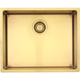 Lavabo Kubus 500 Soft kjøkkenvask, 54x44 cm, gull