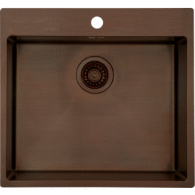 Lavabo Kubus 540 kjøkkenvask, 54x44 cm, brun messing