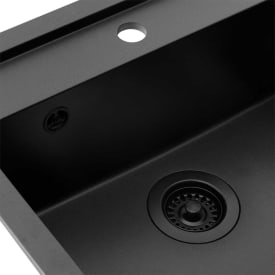 Lavabo Jupiter 60 køkkenvask, 55,6x52,6 cm, sort