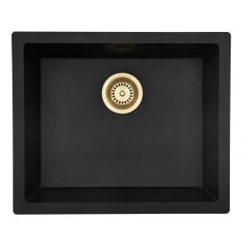 Lavabo Jupiter 600 diskbänk, 55,6x46,6 cm, svart