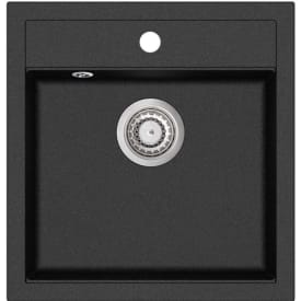 Lavabo Jupiter 50 køkkenvask, 49x51 cm, sort