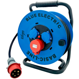 Blue Electric kabeltromle, 25 meter, 400V / 230V