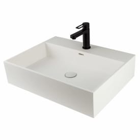 Lavabo Solid Surface tvättställ, 60x45 cm, vit