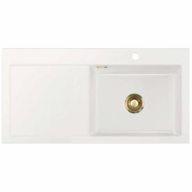 Lavabo Mera 100 SL kjøkkenvask, 100x51 cm, hvit