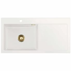 Lavabo Mera 100 SL køkkenvask, 100x51 cm, hvid