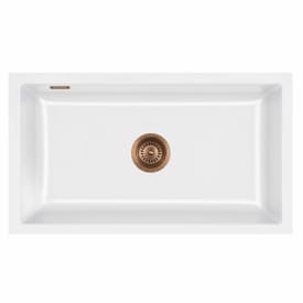 Mera 80 køkkenvask, 90x57 cm, hvid