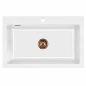 Mera 80 køkkenvask, 90x57 cm, hvid