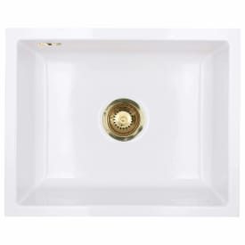 Lavabo Mera 50U kjøkkenvask, 55,1x44,1 cm, hvit
