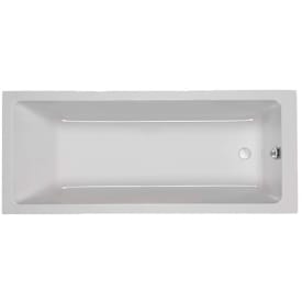 Strømberg Quantum badekar med carronite, 1600 x 800 mm