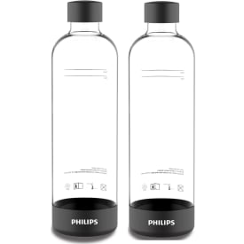 Philips GoZero Sodamaker flaskesett, 1 liter, sort
