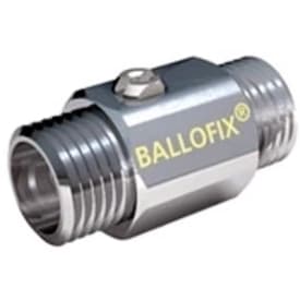 1/2" Kuglehane krom nippel/nippel