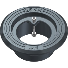 Ducolet rørbrøndkarm, 2,5 tons, støbejern, Ø110mm