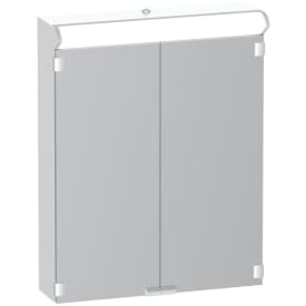 Kriss Skandi spejlskab med lys, 60x70 cm, hvid