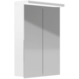 Kriss Skandi spejlskab med lys, 50x70 cm, hvid