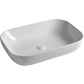 Kriss Easy håndvask, 60x42 cm, mat hvid