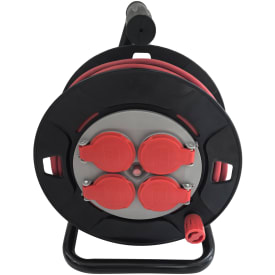 E-line kabeltromle, med jord, 25 meter