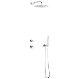 Damixa Iris DS1 brusesæt, vandbesparende, krom