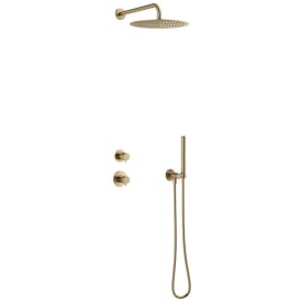 Damixa Iris DS1 brusesæt, vandbesparende, børstet bronze