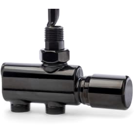 Svedbergs ventil til håndklædetørrer, sort