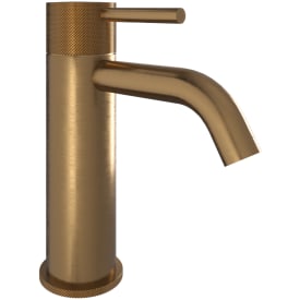 Svedbergs Skule tvättställsblandare, räfflad borstad mässing