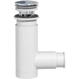 Svedbergs Easy Clean vattenlås, med slang och bottenventil, krom