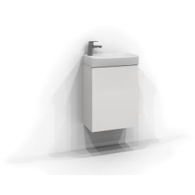 Svedbergs Bloc 25 tvättställsunderskåp, 45x25 cm, vit