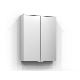 Svedbergs Sarek spejlskab med lys, 55x72 cm, hvid