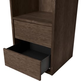 Uttrekkbar skuff høyskap 50 Brun ask