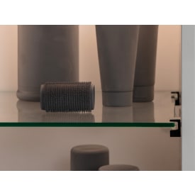 Svedbergs glashylde til højskabe, 50 cm