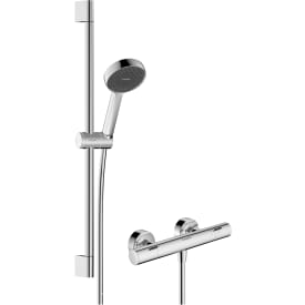 Hansgrohe Activera Select S dusjset, vannbesparende, krom