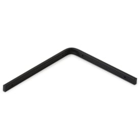 Hylleknekt F-profil, 150x200 mm, svart