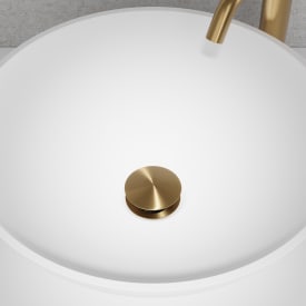 Scandtap Steel Pop-up bunnventil, universal duo, sand