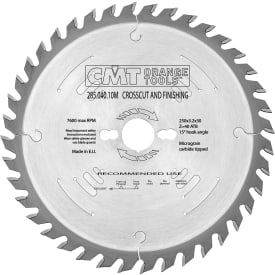 CMT HM rundsavklinge Ø250/30 mm, 40 td.