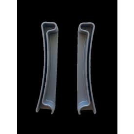 Leijma Stabil gulvskinne slutstykke, grå