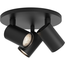 Astro Ascoli Triple Round spotlampe, 3 spots, sort