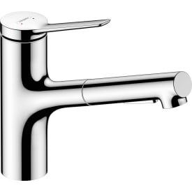 Hansgrohe Zesis M33 køkkenarmatur, vandbesparende, udtrækstud, krom