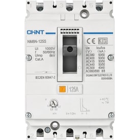 Chint MCCB Maksimalafbryder NM8N-125S TM 125A 3P