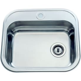 Intra BMK480B1 køkkenvask, 55x48 cm, rustfrit stål