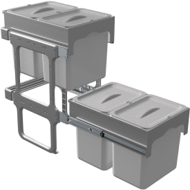 Intra Tandem 40-4 affaldssystem, 16 liter, grå