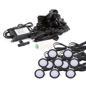 Light By Juhl Cosmos markbelysning, Zigbee, svart, 10-pack