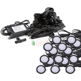 Light By Juhl Cosmos ingjutningsspot, Zigbee, svart, 15-pack
