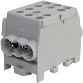 Pollmann fordelerblok 35mm² 1/4 M2 grå