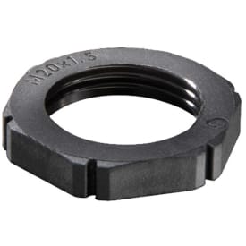 Møtrik M16 Polyamid, gevind: 5mm, sort