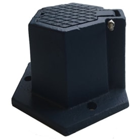 45/70 x 80 mm sexkantigt fast avstängningslock