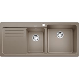 Blanco Naya 8S UX kjøkkenvask, 116x50 cm, beige