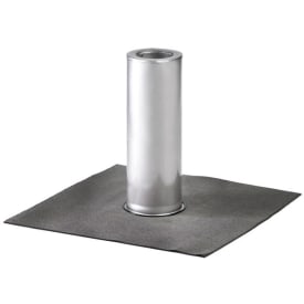 Stuprörsskydd Ø110mm med dubbelrör, för takpapp, stål/SBS